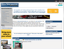 Tablet Screenshot of en.maschinenportal.com