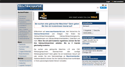 Desktop Screenshot of maschinenportal.com